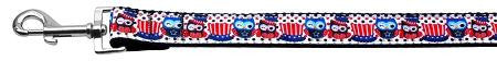 Proud Owls Nylon Ribbon Dog Collars 1 wide 6ft Leash