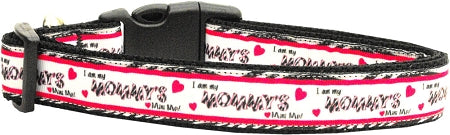 Mommy's Mini Me Nylon Dog Collar Sm