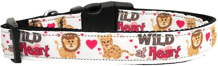 Wild At Heart Nylon Dog Collar Medium Narrow