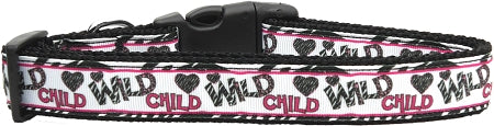 Wild Child Nylon Dog Collar Medium Narrow