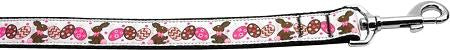 Chocolate Bunnies 1 inch wide 6ft long Leash