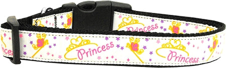 Princess Nylon Dog Collar Sm