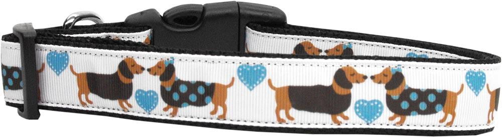 Doxie Love Nylon Dog Collars Medium