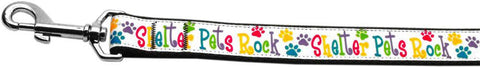 Shelter Pets Rock Nylon Dog Leashes  Leash