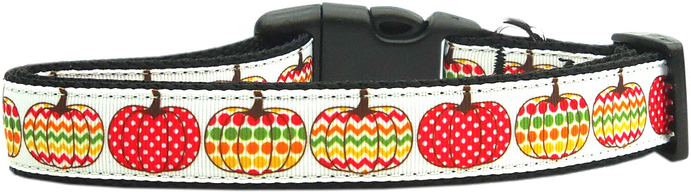 Pretty Pumpkins Nylon Cat Collar