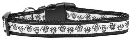 Peace Paw Nylon Dog Collar Medium