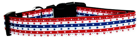 Stars In Stripes Nylon Cat Collar