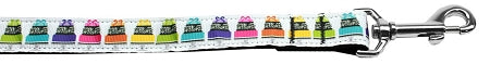 Have Your Cake Nylon Dog Leash 3-8 Inch Wide 4ft Long