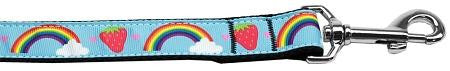 Rainbows and Berries Nylon Dog Leash 4 Foot