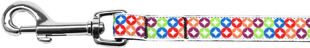 Bright Diamonds Nylon Ribbon Pet Leash 5-8 inch wide 4Ft Lsh