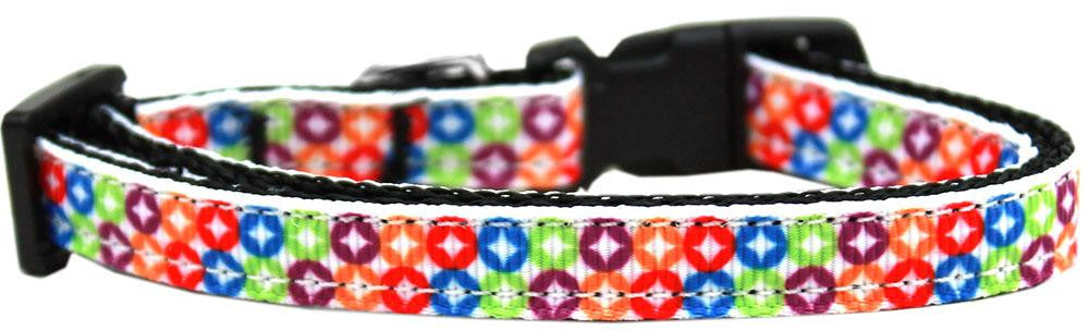 Bright Diamonds Nylon Ribbon Cat Safety Collar