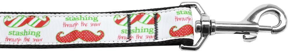 Stashing through the Snow Nylon Dog Leash 6Ft