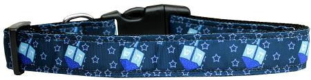 Dreidel, Dreidel, Dreidel Nylon Dog Collar Medium