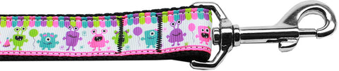 Party Monsters Nylon Dog Leash 3-8 Inch Wide 6ft Long