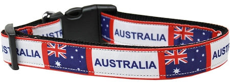 Australia Nylon Dog Collar Sm