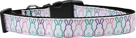 Bunny Tails Nylon Dog Collar Medium Narrow