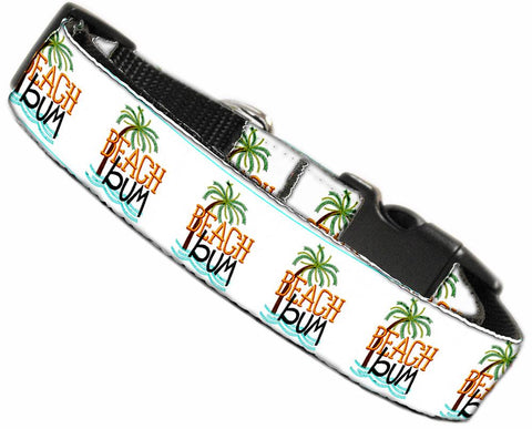 Beach Bum Nylon Dog Collar Lg