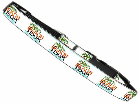 Beach Bum Nylon Dog Collar Sm