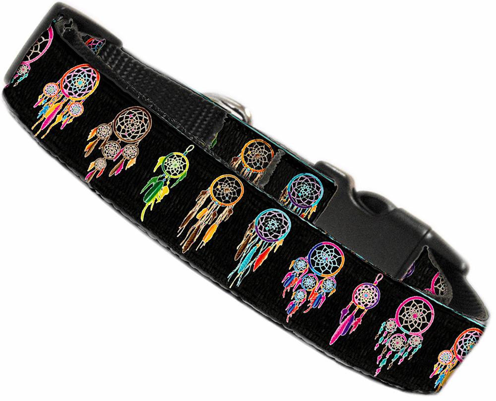 Dream Catcher Nylon Dog Collar Lg