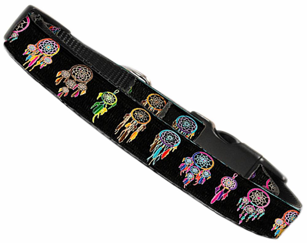 Dream Catcher Nylon Dog Collar Md Narrow