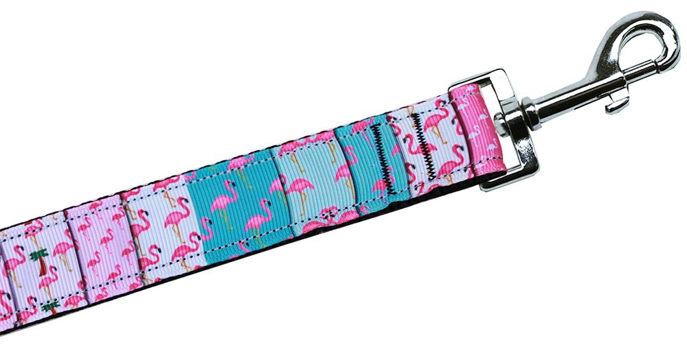 Flamingo Fun Nylon Pet Leash 3-8in By 4ft