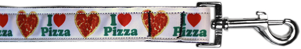 Pizza Party Nylon Pet Leash 1in By 6ft