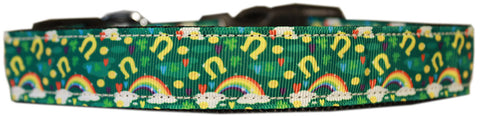 Lucky Puppy Charms Nylon Dog Collar Lg