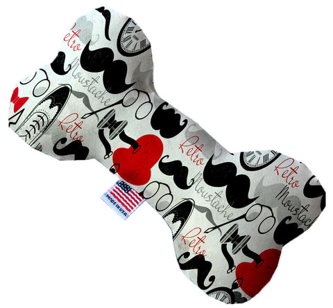 Dapper Dude 6 Inch Canvas Bone Dog Toy