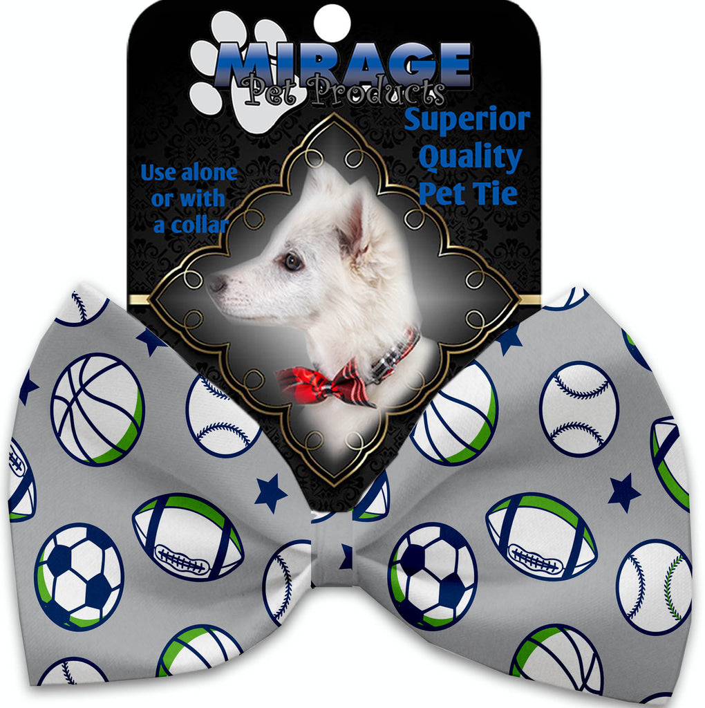 Sports And Stars Pet Bow Tie Collar Accessory With Velcro