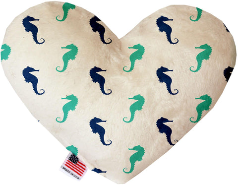 Seahorses 6 Inch Heart Dog Toy