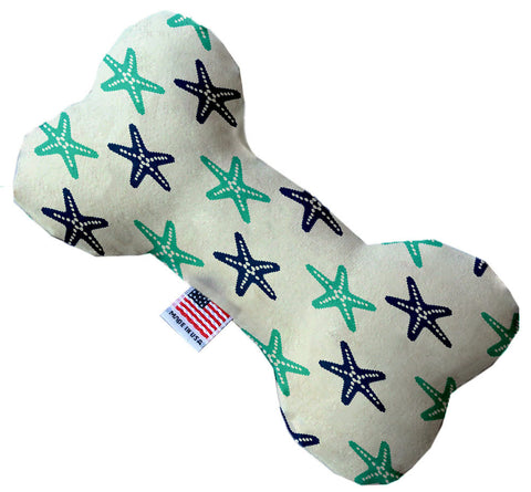 Starfish 10 Inch Canvas Bone Dog Toy