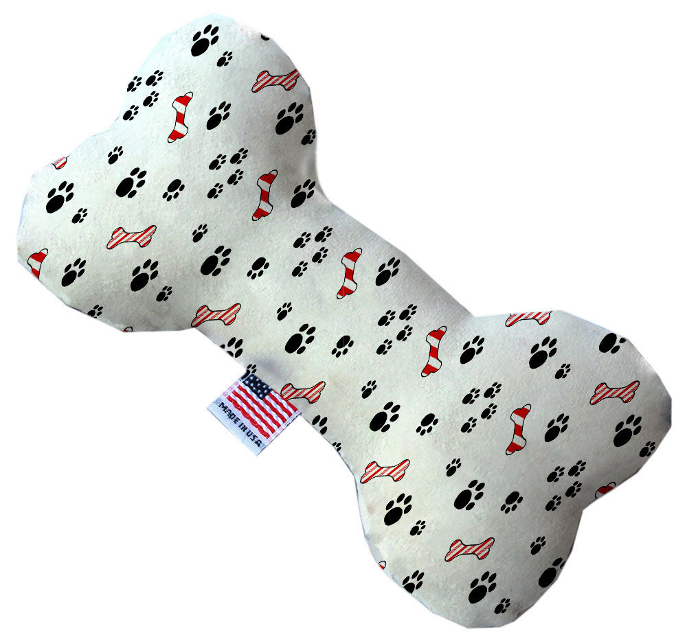 Sweet Paws 10 Inch Canvas Bone Dog Toy