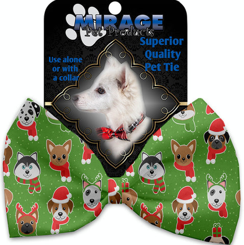 Christmas Dogs Pet Bow Tie