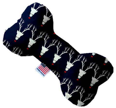 Team Prancer 8 Inch Canvas Bone Dog Toy