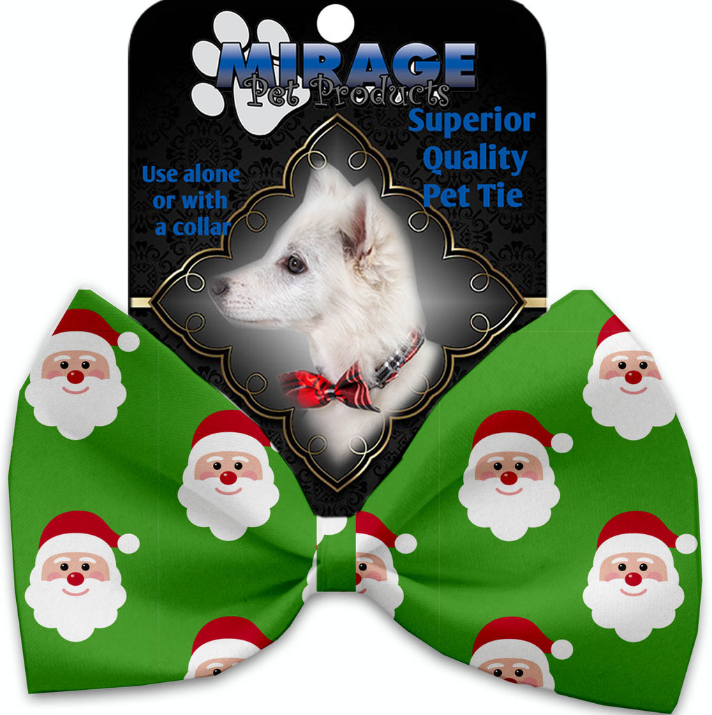 Smiling Santa Pet Bow Tie