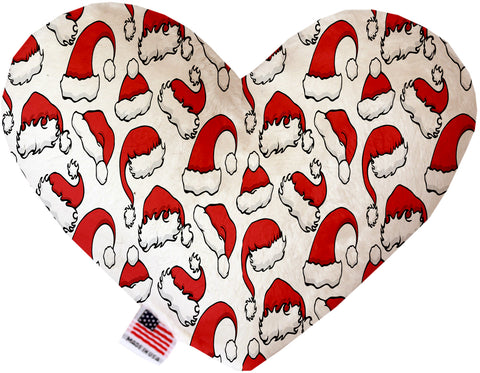 Santa Hats 6 Inch Heart Dog Toy