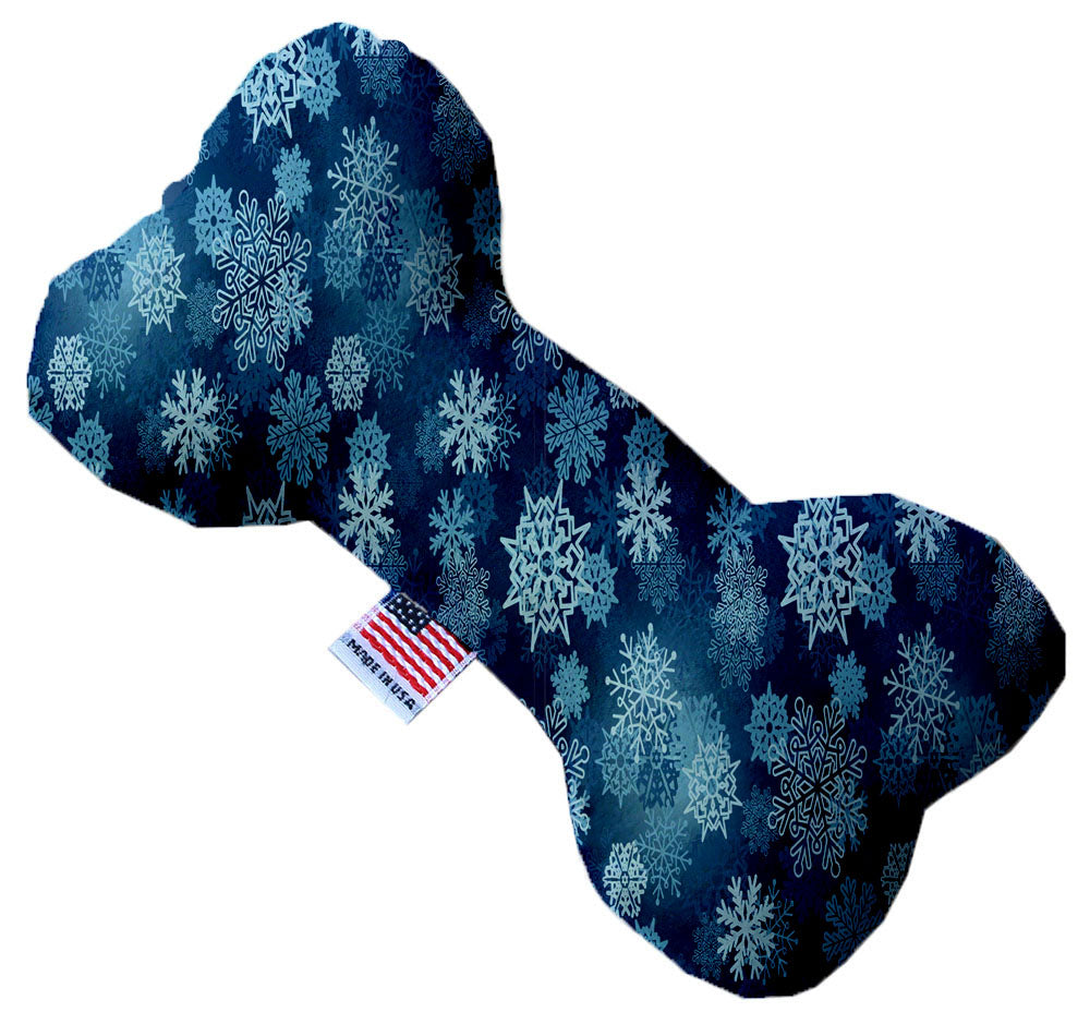 Winter Wonderland 6 Inch Canvas Bone Dog Toy