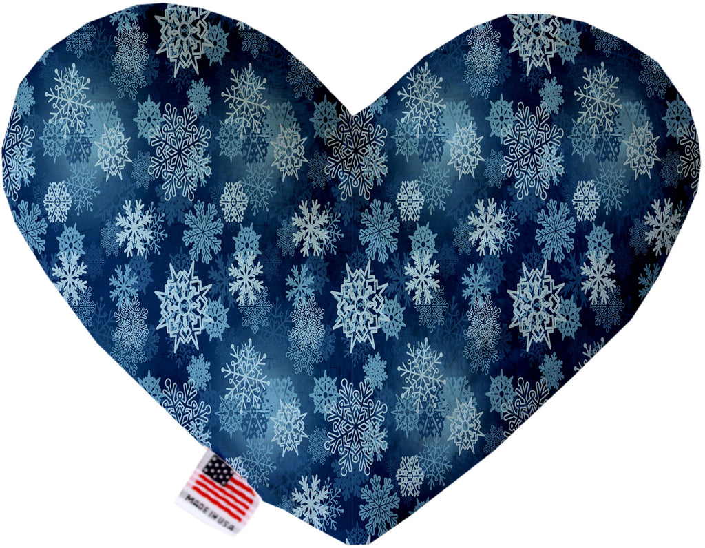 Winter Wonderland 8 Inch Heart Dog Toy