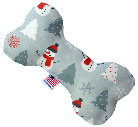 Look At Frosty Go 10 Inch Canvas Bone Dog Toy