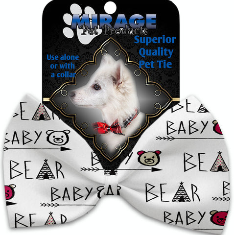 Baby Bear Pet Bow Tie Collar Accessory With Velcro