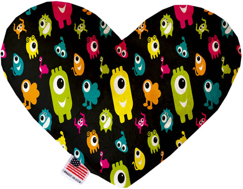 Monster Zoo 6 Inch Canvas Heart Dog Toy