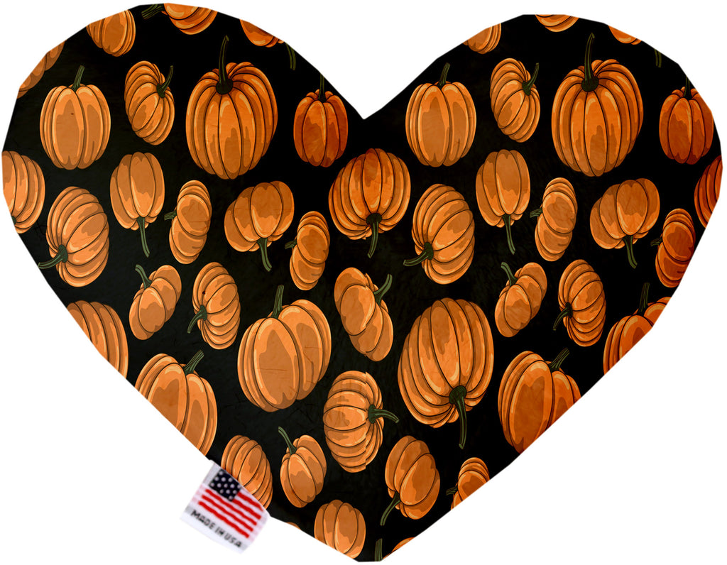 Pumpkin Patch 6 Inch Canvas Heart Dog Toy