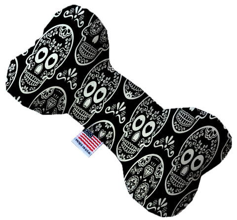 Classic Sugar Skulls 10 Inch Canvas Bone Dog Toy