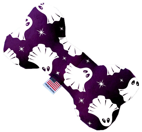 Ghosts On Purple 6 Inch Canvas Bone Dog Toy