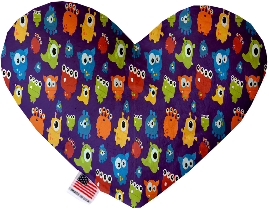 Party Monsters 8 Inch Canvas Heart Dog Toy