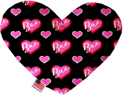 Bae 6 Inch Canvas Heart Dog Toy