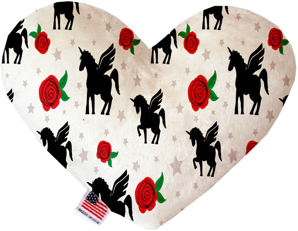 Magical Love Stuffing Free 8 Inch Heart Dog Toy