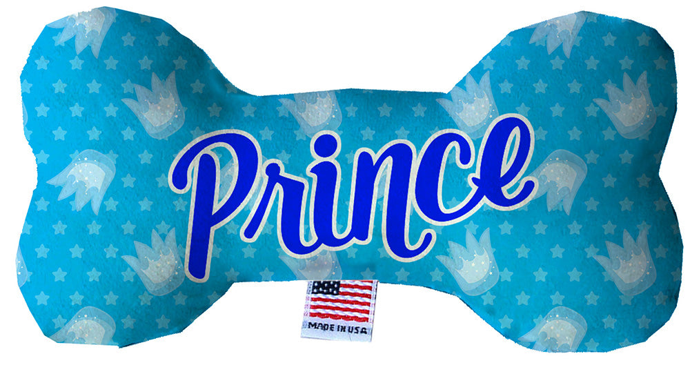 Prince Stuffing Free 10 Inch Bone Dog Toy