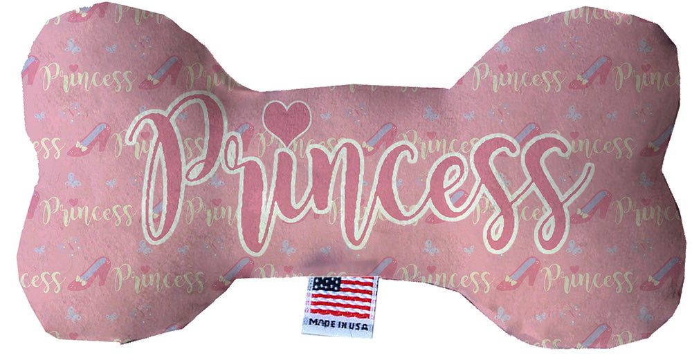 Princess Stuffing Free 10 Inch Bone Dog Toy