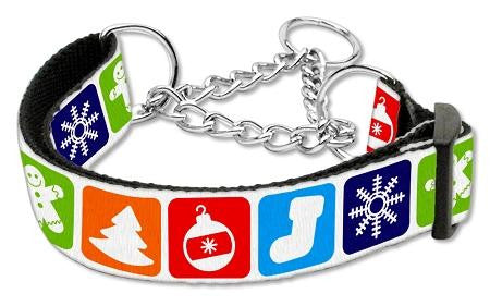 Classic Christmas Nylon Ribbon Collar Martingale Large